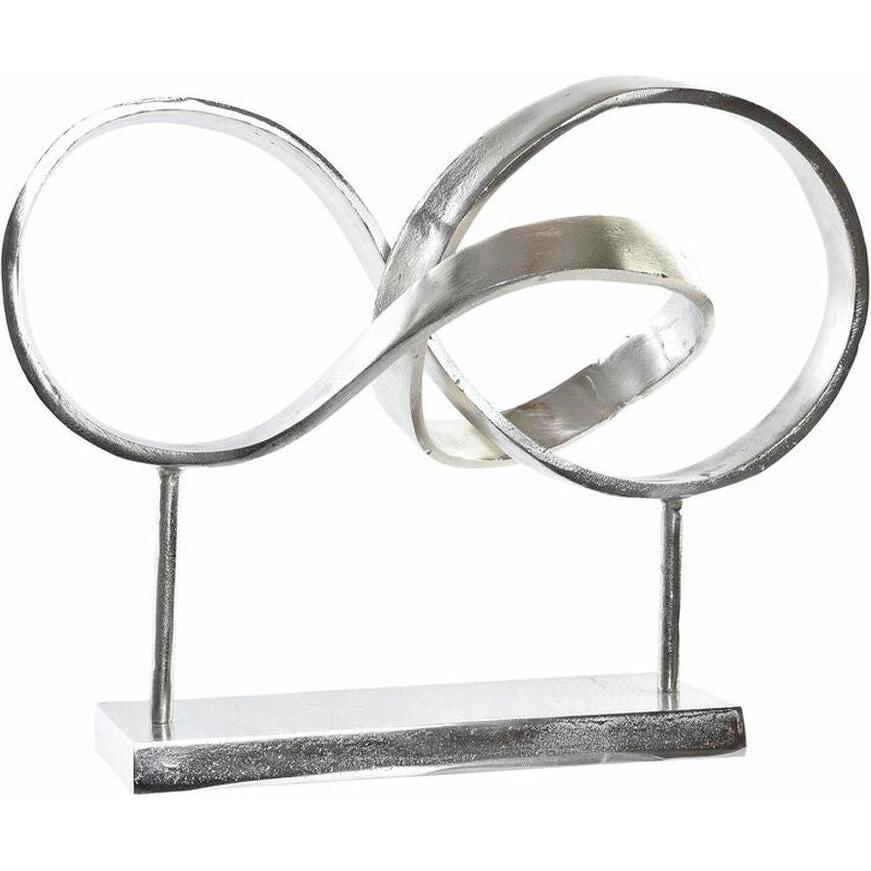 DKD Home Decor, Statuette e sculture decorative, Decorative Figure Silver Abstract Modern 42 x 18 x 33 cm