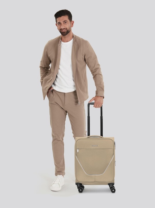 Immagine prodotto Stratic carrello cabina taska a 4 ruote S 55 cm con piega ad espansione (41 l, Bagaglio a mano (fino a 50 litri))