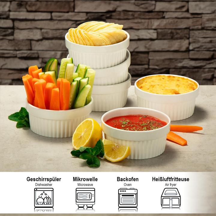 Produktbild Com-four Soufflé- und Dessertförmchen, 12 Stück