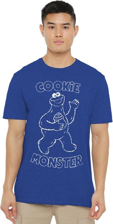 Produktbild Sesame Street Simple Cookie TShirt meliert (M)