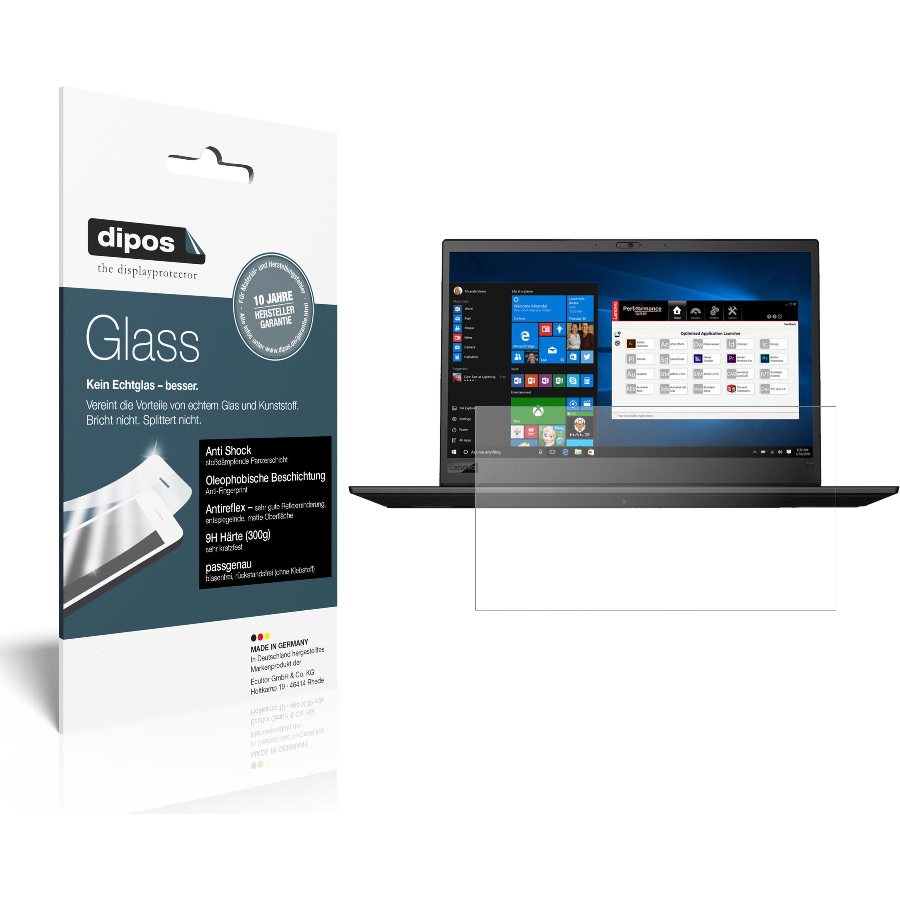 Dipos Displayschutz Anti-Shock (2 Stück, ThinkPad P1), Tablet Schutzfolie
