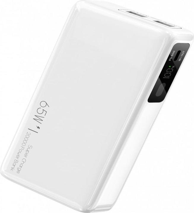 Image du produit Evelatus Banque d'alimentation 65W Super Fast Charge Fast 20000 mAh (20000 mAh, 65 W, 65 Wh)