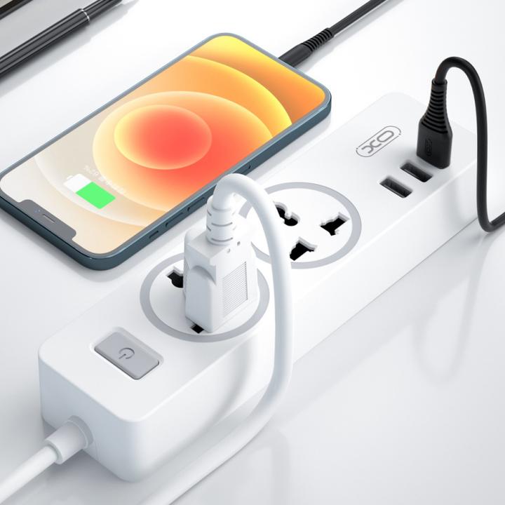 Produktbild xO Power Strip WL04, 3 x Socket, White (3 Ports)
