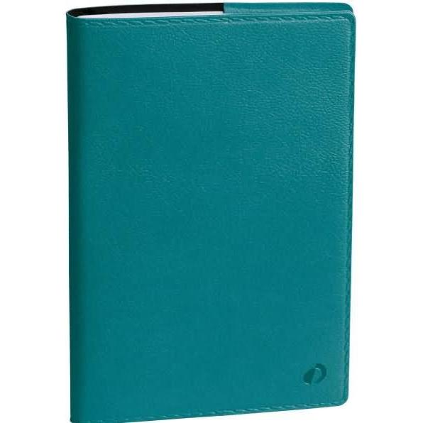 Quo Vadis, Agenda, Buchkalender Minister 16x24cm Toscana türkis 2024
