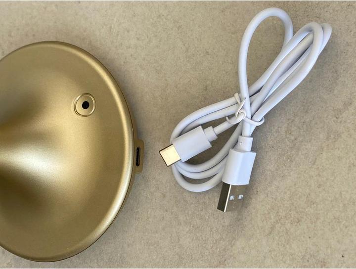 Immagine prodotto Lichtix Lampada a batteria, lampada da tavolo HF bianco oro (140 lm)