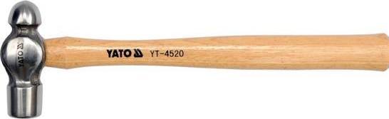 Actual product image Yato Sheet Metal Hammer with Wooden Handle 450g 335mm (YT-4520) (450 g)