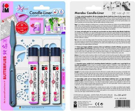 Actual product image Marabu Candle colouring set