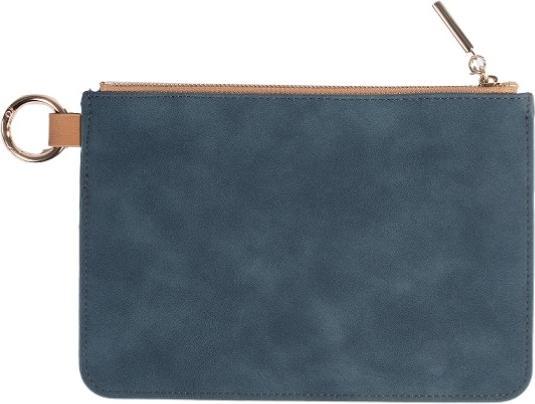 Actual product image Artebene MAJOIE cosmetic bag soft blue - Vegan leather bag with snap hook