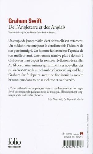 Image du produit De l'Angleterre et des Anglais (Français, Swift Graham, 2020)