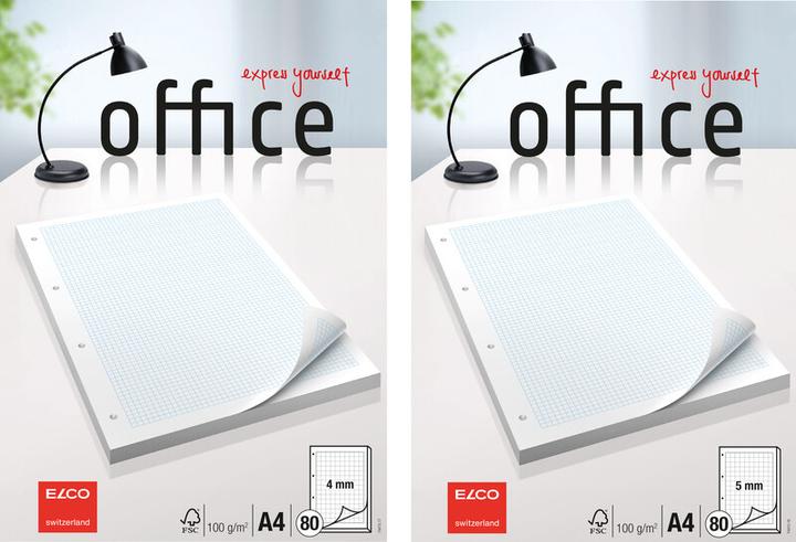 Produktbild Elco Ringbuchblock Office (A4, Kariert)