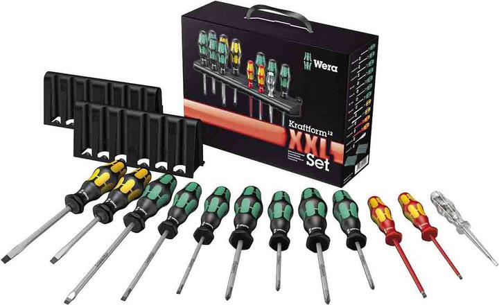 Produktbild Wera Kraftform XXL (Schlitzschrauben, Pozidriv-Kreuzschlitz (PZ), Phillipps-Kreuzschlitz (PH))