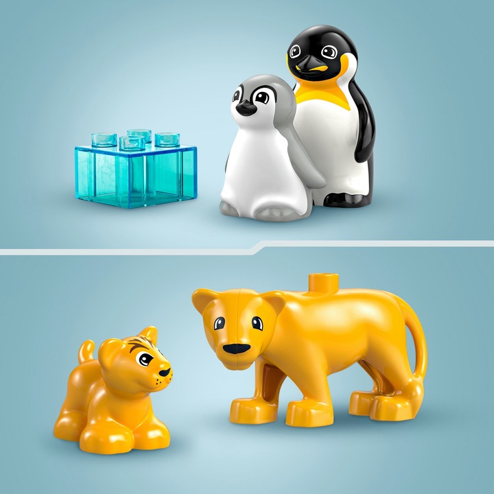 Image du produit LEGO Wildtier-Familien: Pinguine und Löwen (10442)