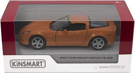 Kinsmart KINS Die-cast model 2007 Chevrolet Corvette Z06, 1:36, ast 4
