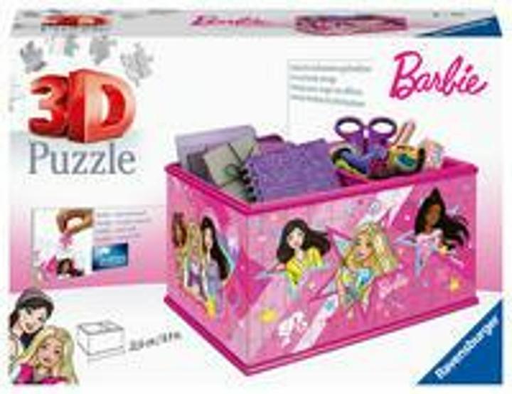 Produktbild Ravensburger 3D Puzzle 11584 - Aufbewahrungsbox Barbie - Praktischer Organizer für Barbie Fans - (216 Teile)