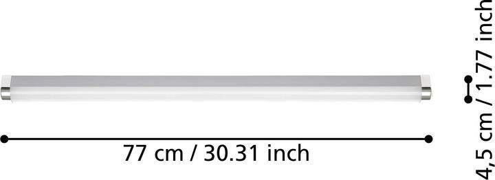 Actual product image EGLO Bathroom lamp TRAGACETE 1 18.5 W, 4000 K (2600 lm)