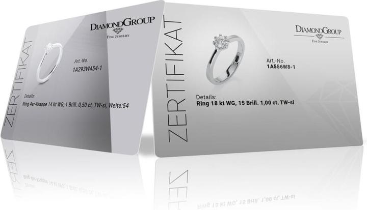 Produktbild Goldberg Diamant Creolen 18 kt WG (Weissgold)