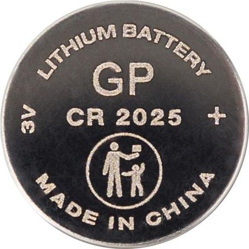 Produktbild GP Batteries 1x500 GP CR2025 Lithium 3V Knopfzelle BULK Schrumpfpack (1 Stk., CR2025, 150 mAh)