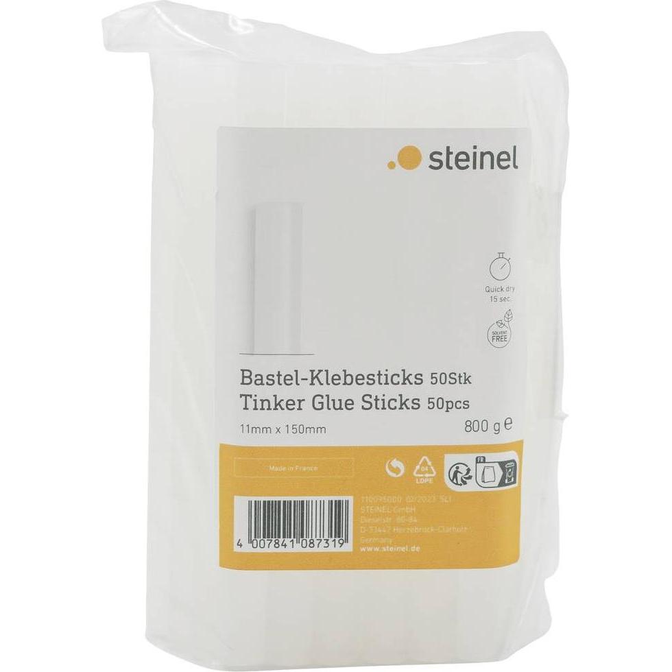 Thumbnail - Steinel, Heisskleber, 087319 Heissklebesticks 11 mm 150 mm Transparent 800 g 50 St.