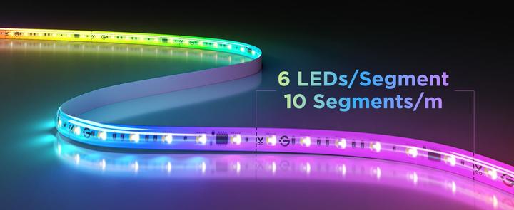 Produktbild Govee LED-Strip 2 Pro Erweiterung (Mehrfarbig, RGBIC, RGBW, 100 cm, Indoor)