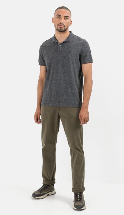 Produktbild Camel Active Kurzarm Poloshirt aus nachhaltigem Baumwollmix (S)
