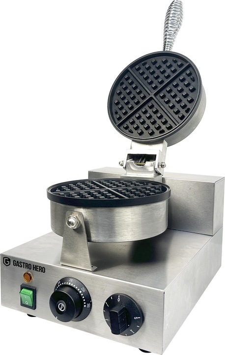 Produktbild Gastro Hero Waffeleisen rund, einfach