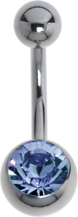 Produktbild Bijouteria Bauchpiercing (Titan, Kristall)