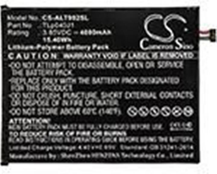 Nutritional values and ingredients CoreParts Battery for Alcatel Mobile