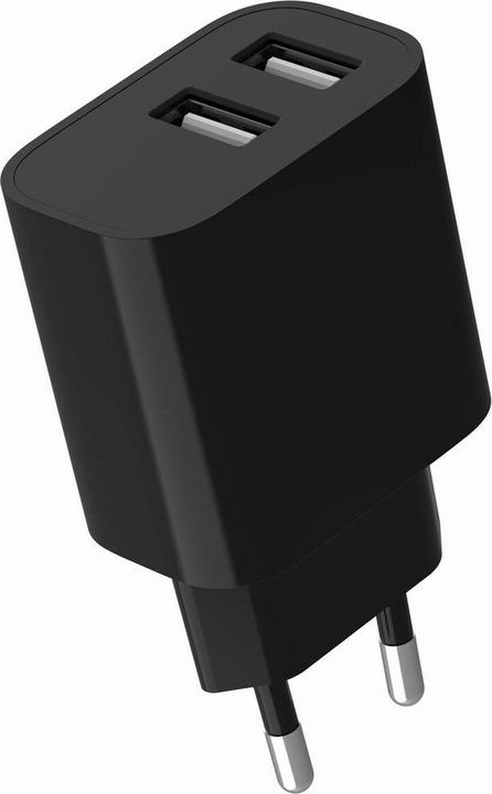 Image du produit Gembird Chargeur secteur 2x ports USB-A (Noir) (12 W, 2 ports)