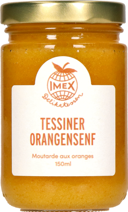 Image du produit Imex Delikatessen Moutarde à l'orange du Tessin (150 g)