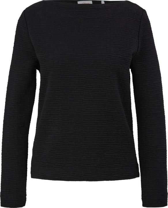 Produktbild s.Oliver Sweatshirt Sweatshirt mit Musterstruktur (34)