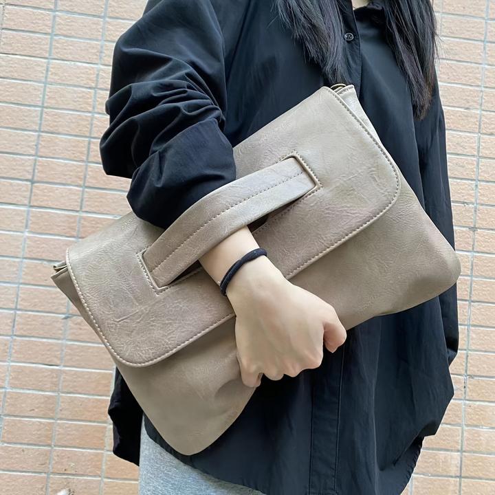 Produktbild Only-Bags.Store Mode grosse Kapazität Clutch, PU-Leder-Kartenetui, Casual Aktentasche & Umschlag Geldbörse