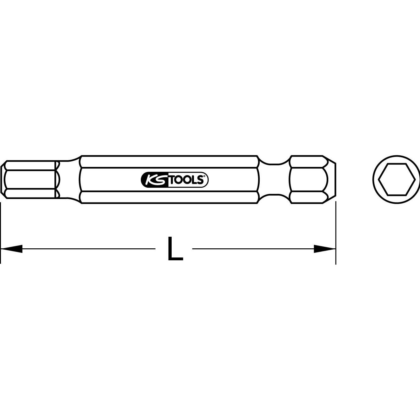 Thumbnail - KS Tools, Bits, 911.3580 (10mm)