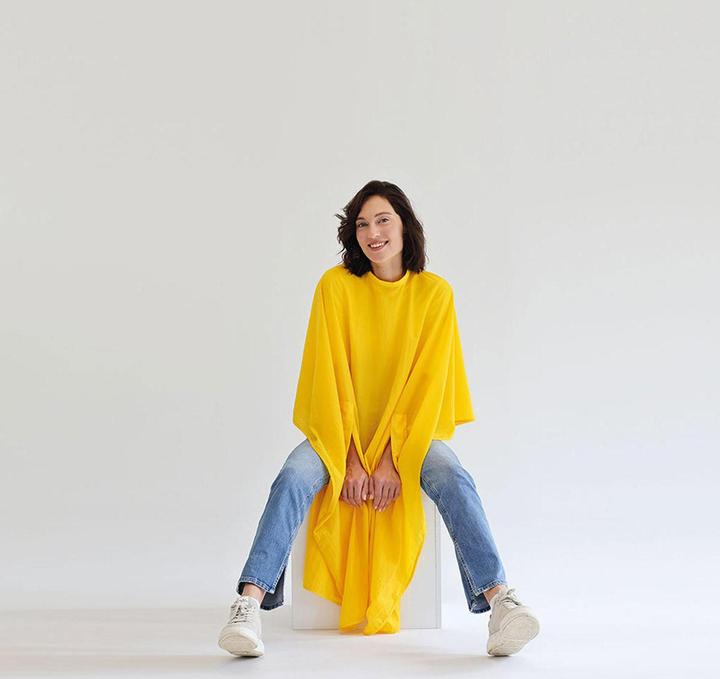 Produktbild Trend-Design T.D. Classic Umhang gelb 135 x 150 cm