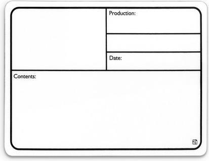 Produktbild Adam Hall 88001 M Beschriftungsschild Kunststoff