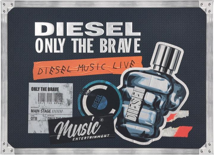 Actual product image Diesel Only the Brave Eau de Toilette Spray Cologne for Men 4.2oz EDT (Eau de toilette, 275 ml)