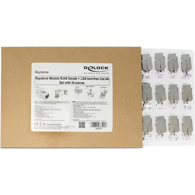 Thumbnail - Delock Keystone module (Keystone Modul), Netzwerk Zubehör