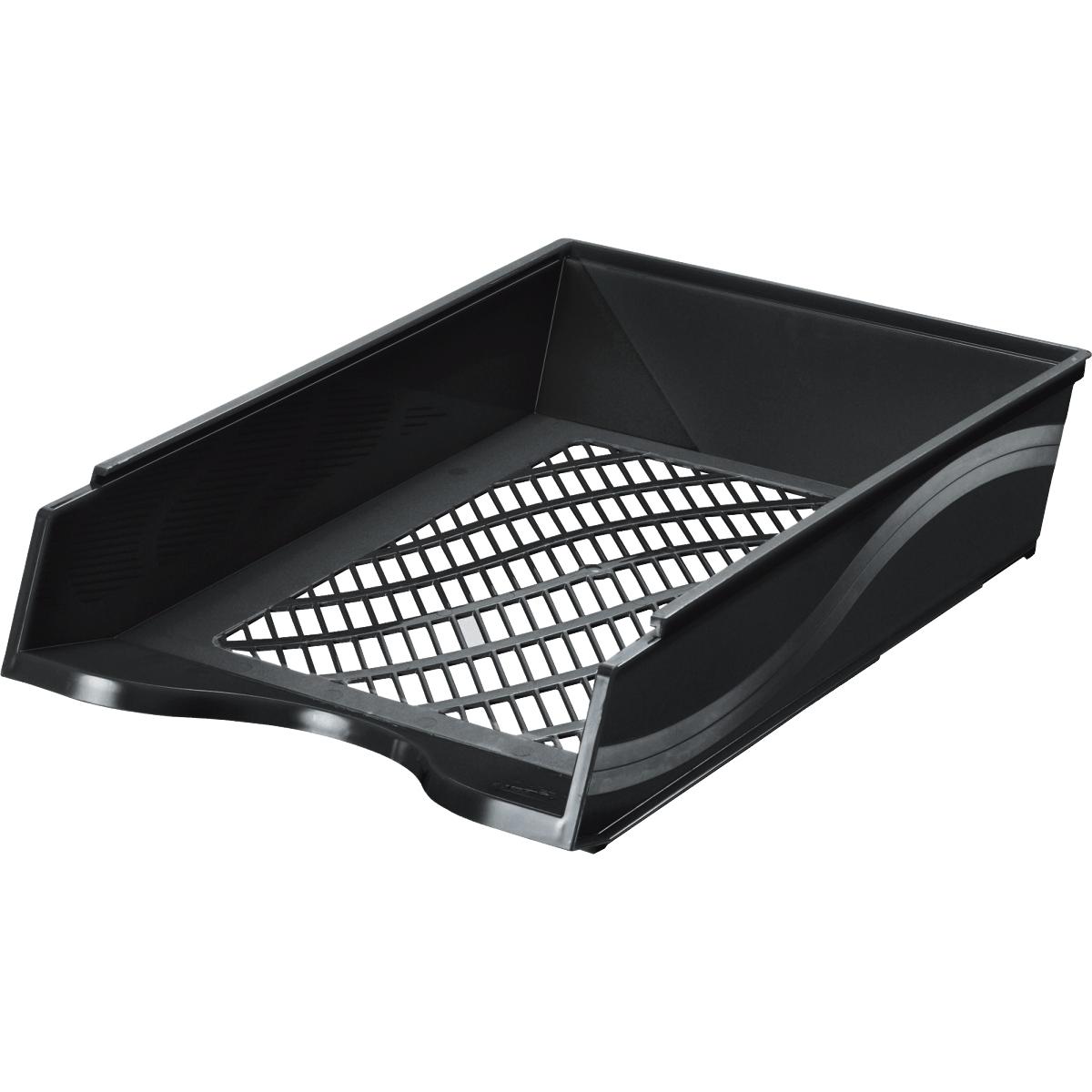 Bene, Dokumentenablage, Briefablage DIN A4 DIN C4 Polystyrol Farbe: schwarz (A4, C4)