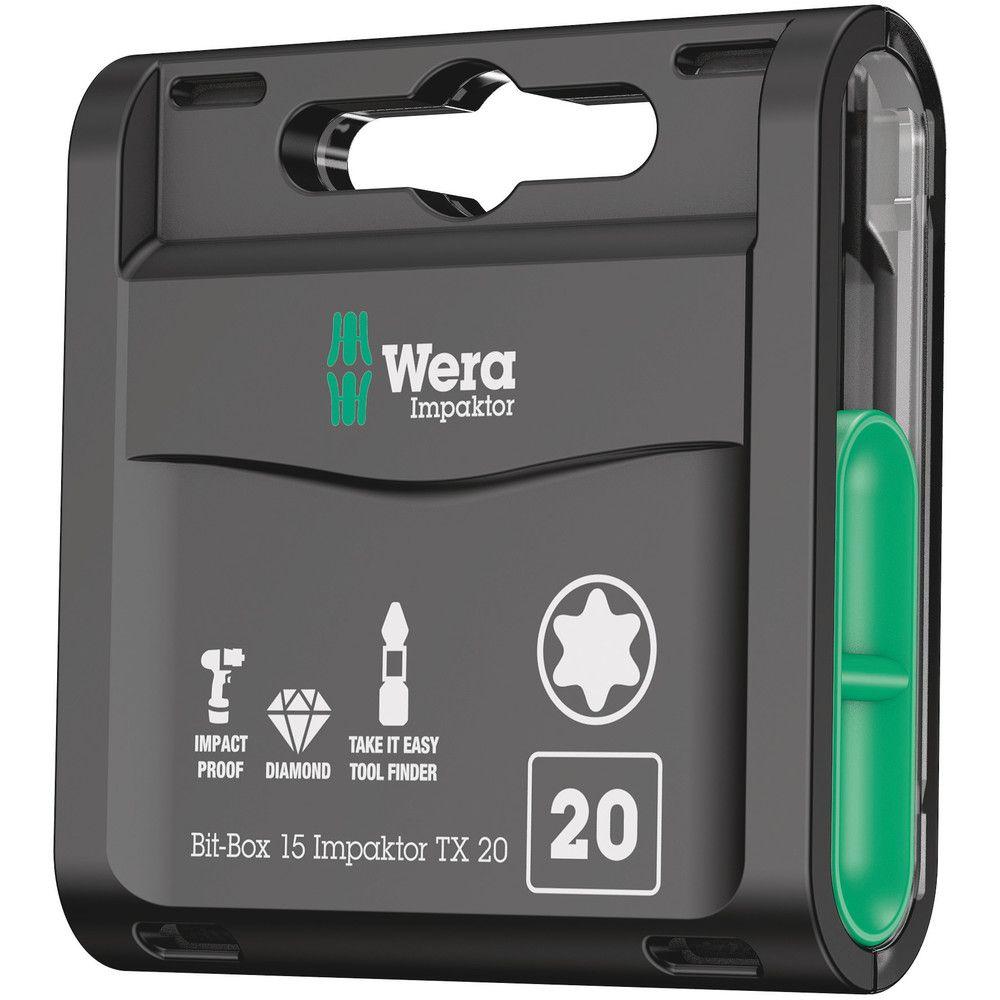 Wera, Bits, Bit-Box 15 Impaktor TX 20 (Innensechsrund TX M20)