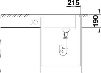 Produktbild Blanco Elon XL 6 S-F (Unterbauspüle, 77 cm, 49 cm)