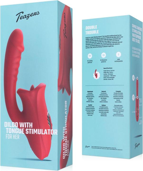 Produktbild Teazers Dildo mit Klitorisstimulator