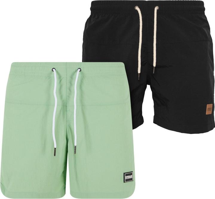 Produktbild Urban Classics Block Swim Shorts 2-Pack - 127119 (XXL, 4XL)
