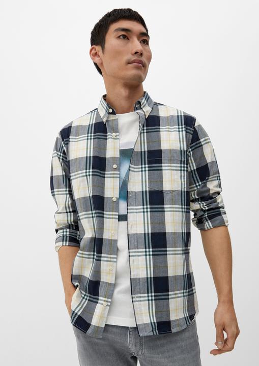 Produktbild s.Oliver Hemd Slim: Hemd mit Button-down-Kragen (S)