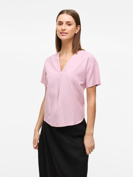 Actual product image Vila V-Ausschnitt Oberteil mit kurzen Ärmeln (40)