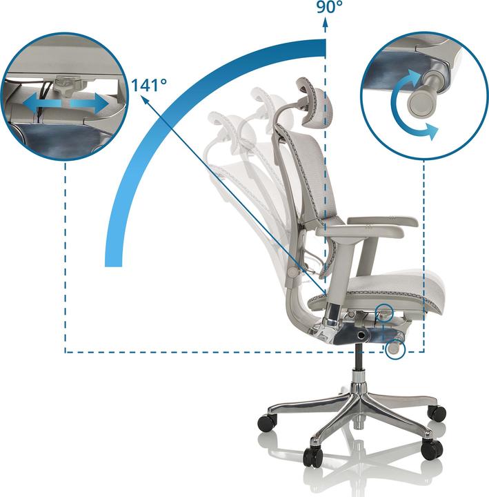 Actual product image Hjh Office Ergohuman Slim G Gen2