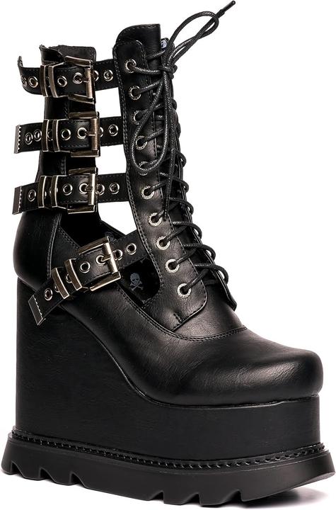 Actual product image St. Moriz Treachery Chunky Platform Wedge Boots (37)