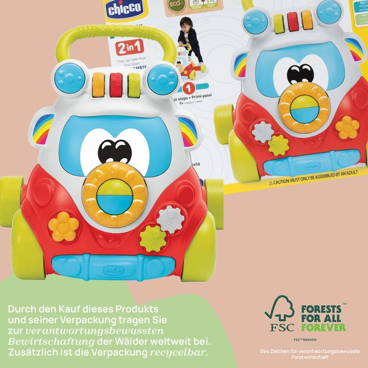 Actual product image Chicco Happy Hippy Walker Eco+
