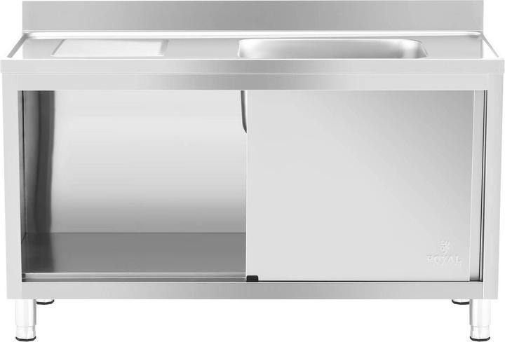 Image du produit Royal VKB Plonge inox sur meuble - 1 bac - Royal Catering - Acier inoxydable - 500 x 400 x 240 mm
