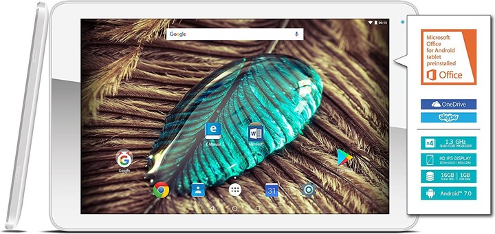 Actual product image Odys Pace 10 (10.10", 16 GB, White)