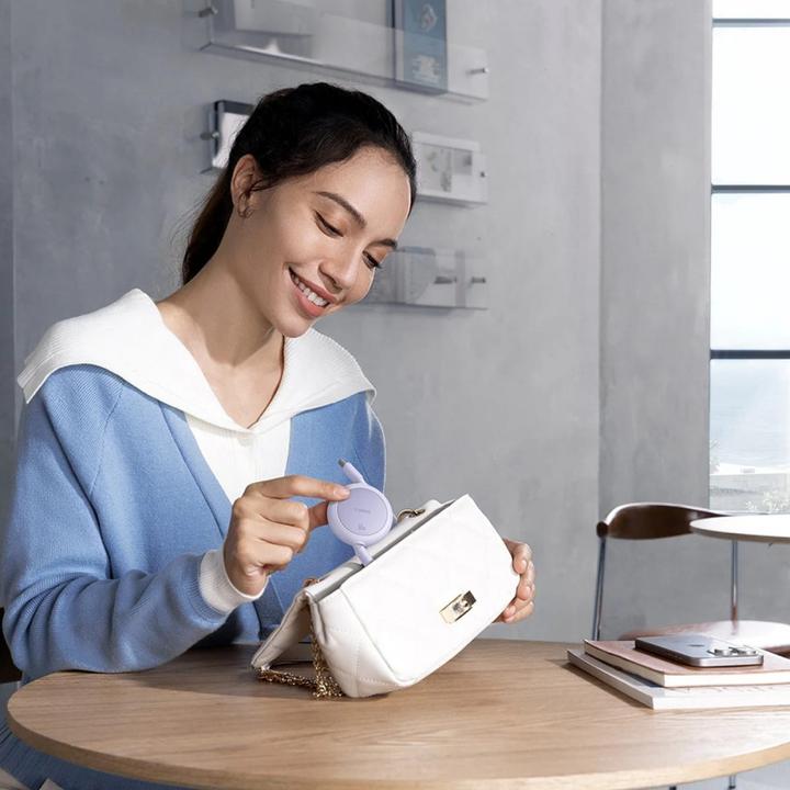 Produktbild Baseus Free2Pull Mini USB-C to USB-C 60W USB cable, 1m (purple) (1 m, 60 W)