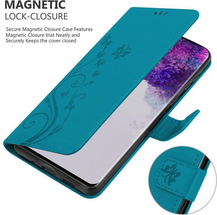 Actual product image Cadorabo Flower Book Cover (Samsung Galaxy S20 Ultra)